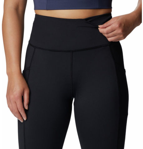 מכנסי טייטס ארוכים לנשים Wingates Highrise Legging Black