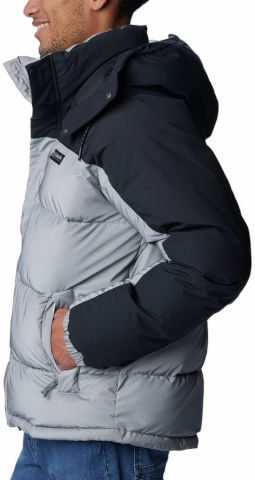 מעיל מבודד לגברים Snowqualmie silver/blk