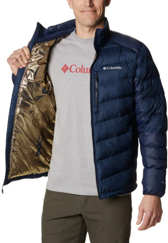 מעיל מבודד לגברים במידות גדולות Labyrinth Loop Jacket c_navy