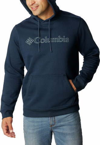 סווטשירט לגברים CSC Basic Logo II Hoodie c_navy/grap