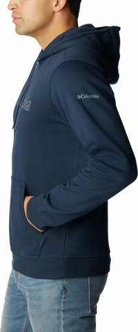 סווטשירט לגברים CSC Basic Logo II Hoodie c_navy/grap