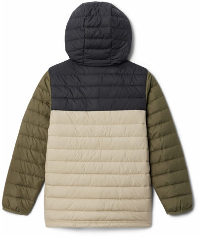 מעיל מבודד לילדים ונוער BOYS POWDER LITE HOODED ancient fossil