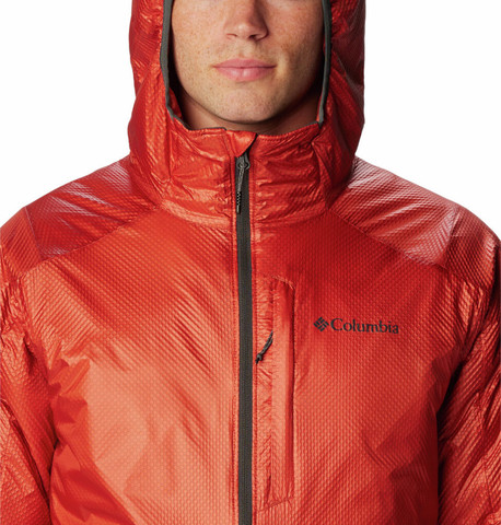 מעיל מבודד לגברים Arch Rock Double Wall Elite Hooded warp red