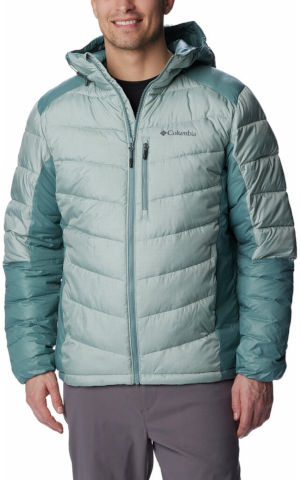 מעיל מבודד לגברים Labyrinth Loop Hooded niagara/metal