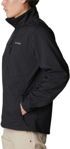מעיל סופטשל לגברים במידות גדולות Cruiser Valley Softshell Black
