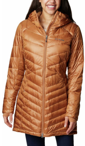 מעיל מבודד לנשים Joy Peak Mid camel brown