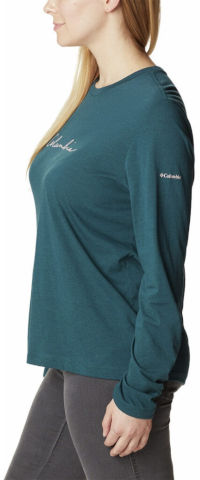 חולצה ארוכה לנשים Columbia Trek Relaxed L/S T night wave