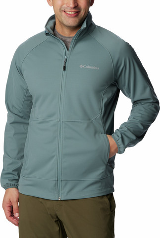 מעיל סופטשל לגברים Canyon Meadows Softshell metal