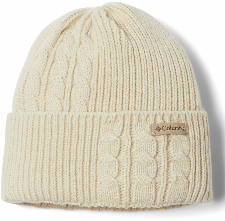כובע AGATE PASS CABLE KNIT BEANIE chalk