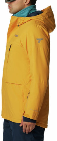 מעיל סקי לגברים Aerial Ascender II raw honey
