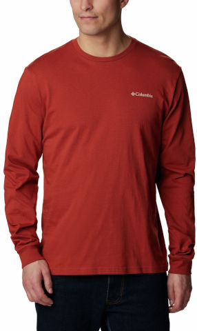 ROCKAWAY RIVER GR LS T warp red M  חולצה