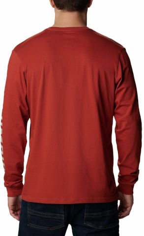 ROCKAWAY RIVER GR LS T warp red M  חולצה