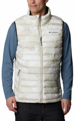 ווסט לגברים Powder Lite Vest dark stone print