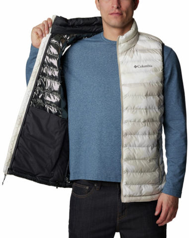 ווסט לגברים Powder Lite Vest dark stone print