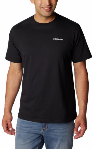 NORTH CASCADES S/S T black/logo M  חולצה