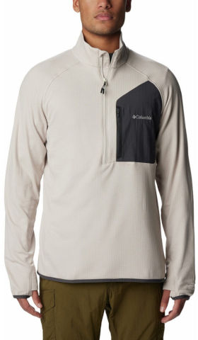 מעיל מיקרו-פליס לגברים Triple Canyon Half Zip dark stone