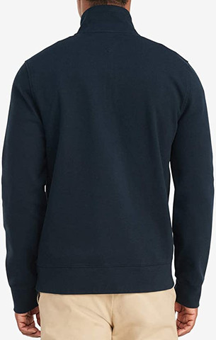 סווטשירט עם לוגו Tommy Hilfiger לגברים בדגם Essential Logo Zip