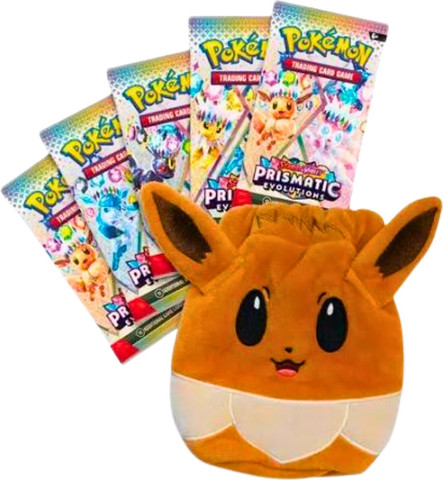 Pokémon TCG Prismatic Evolutions Accessory Pouch Special Collection – מארז פוקימון | בלעדי לאתר