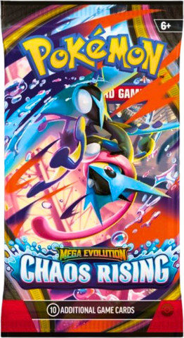 Pokémon TCG Mega Evolution Chaos Rising Booster Pack – חבילת קלפים באנגלית