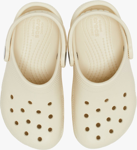 Crocs Classic Clog T - כפכפי קרוקס קלאסיים מידות קטנות לילדים בצבע קרם