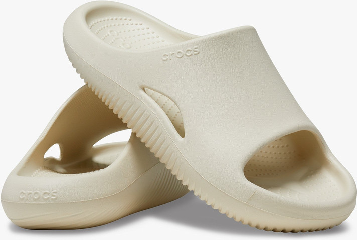 Crocs Mellow Slide - כפכפי קרוקס סלייד מילו בצבע עצם