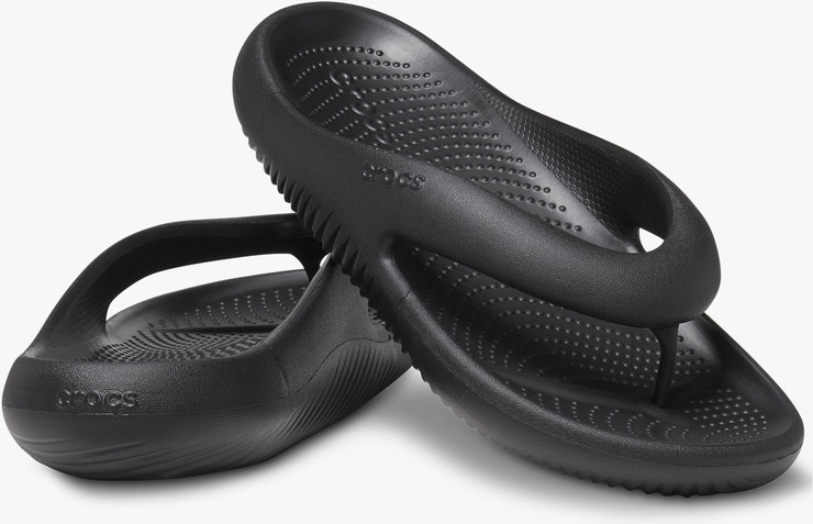 Crocs Mellow Flip - כפכפי אצבע קרוקס לנשים דגם מילו - קרוקס - Black