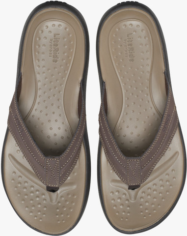 Crocs Yukon Vista II LR Flip - כפכפי אצבע קרוקס יוקון ויסטה לגברים בצבע אספרסו