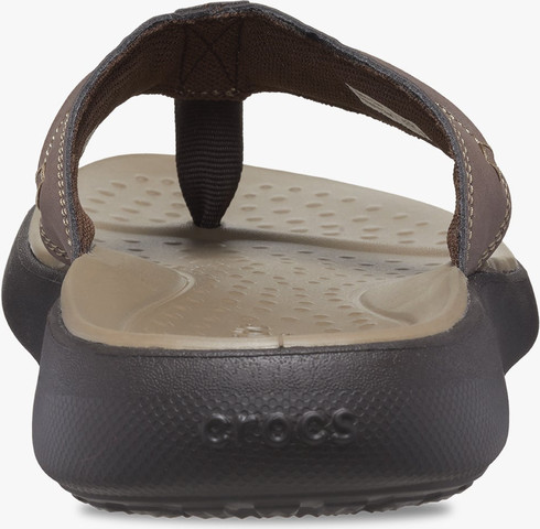 Crocs Yukon Vista II LR Flip - כפכפי אצבע קרוקס יוקון ויסטה לגברים בצבע אספרסו