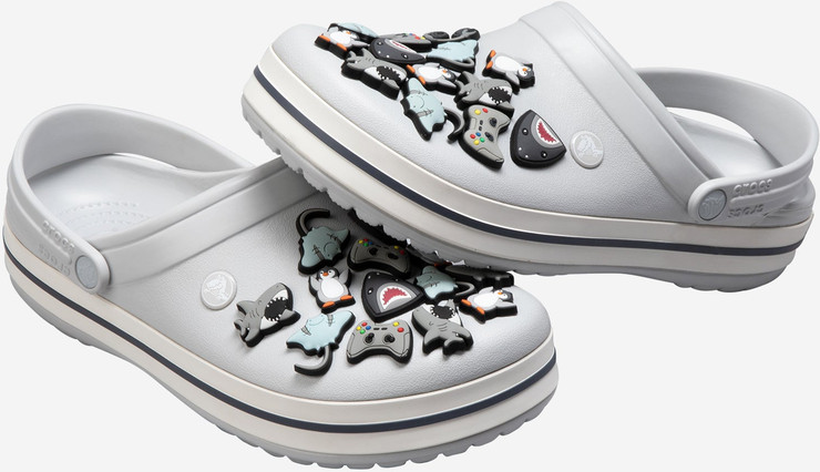 Crocs Crocband - נעלי קרוקס קרוקבנד בצבע אפור אטמופסרה