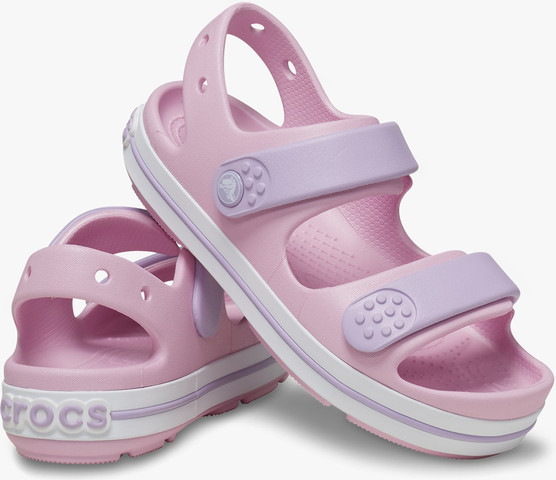 Crocs Crocband Cruiser Sandal K - סנדלי קרוקבנד לילדים בצבע בלרינה/לבנדר
