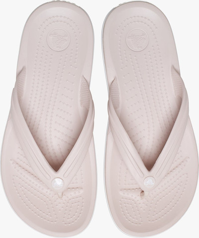 Crocs Crocband Flip - נעלי אצבע בצבע קוורץ
