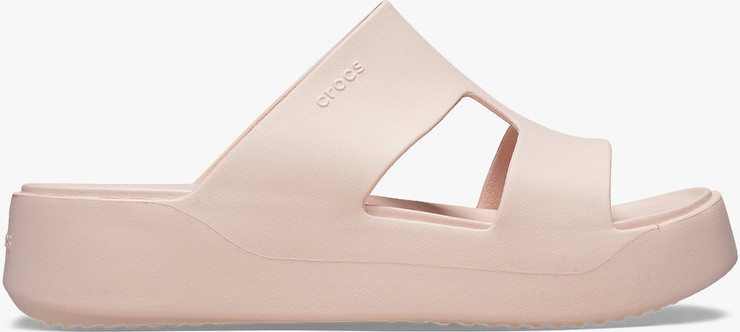 Crocs Getaway Platform H-Strap - נעלי פלטפורמה קרוקס לנשים בצבע קוורץ
