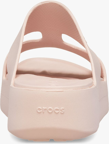 Crocs Getaway Platform H-Strap - נעלי פלטפורמה קרוקס לנשים בצבע קוורץ