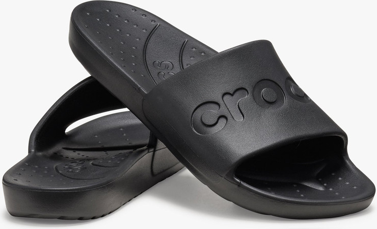 Crocs Slide - כפכפי סלייד קרוקס בצבע שחור