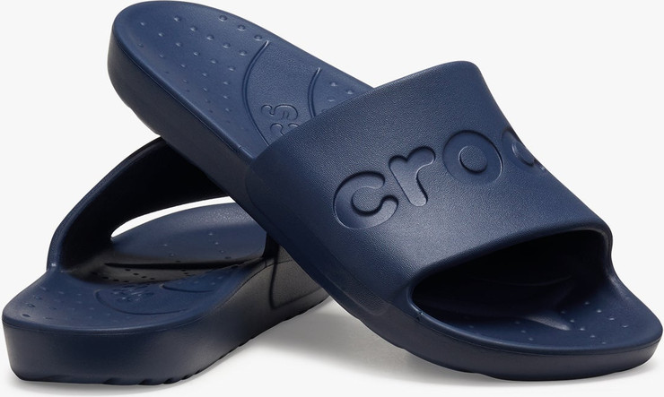 Crocs Slide - כפכפי סלייד קרוקס בצבע נייבי