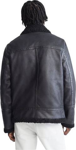 מעיל Calvin Klein לגברים דגם B-3 Faux Shearling