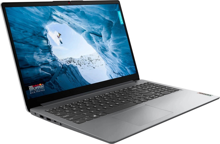 מחשב נייד Lenovo IdeaPad 1 15IJL7 15.6" FHD Pentium N6000 8GB 256GB SSD WIN11 - Cloud Grey