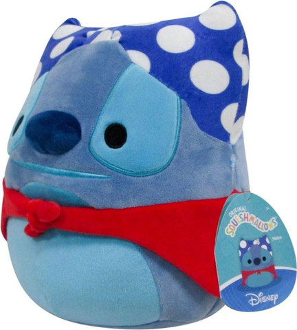 סקווישמלו - בובה בד סטיץ' - Squishmallows Stitch Super Hero