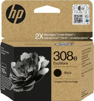 ראש דיו מקורי שחור HP 308e EvoMore (7FP22UE) (320 דפים)