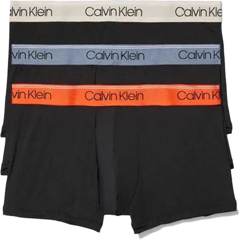 מארז 3 תחתוני בוקסר Calvin Klein לגברים דגם Micro Stretch Low Rise