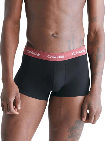מארז 3 תחתוני בוקסר Calvin Klein לגברים דגם Cotton Stretch Low Rise