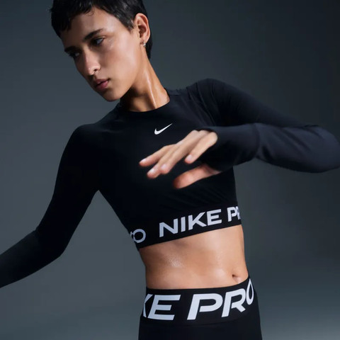 Nike Pro FV5484-010 ביגוד חולצות ארוכות