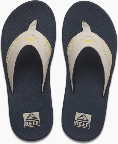 Reef Fanning Navy Oak Lime CJ4074-navyoaklime כפכפים
