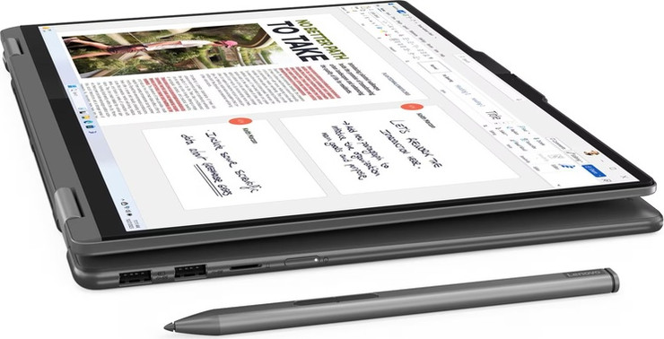 מחשב נייד Lenovo YOGA 7 | Ultra 7 155U | 1TB SSD | 16GB RAM | 16" WUXGA IPS | TOUCHSCREEN | Win11 | Backlit Keyboard | STORM GREY