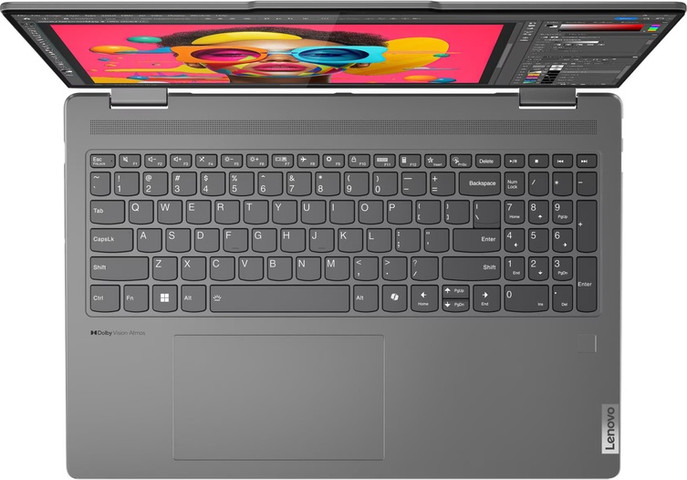 מחשב נייד Lenovo YOGA 7 | Ultra 7 155U | 1TB SSD | 16GB RAM | 16" WUXGA IPS | TOUCHSCREEN | Win11 | Backlit Keyboard | STORM GREY