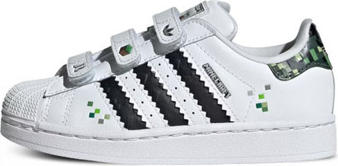 נעלי סניקרס Adidas לילדים דגם Superstar II x Minecraft