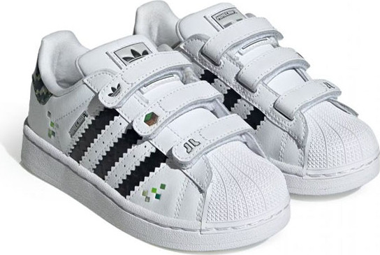 נעלי סניקרס Adidas לילדים דגם Superstar II x Minecraft