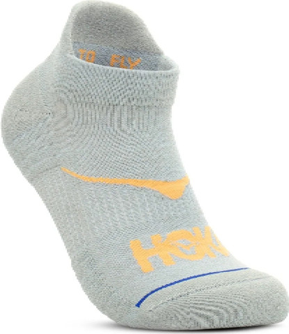 Hoka U No-Show Run Sock 3-Pack מארז 3 זוגות גרבי ריצה כחול-אפור-כתום