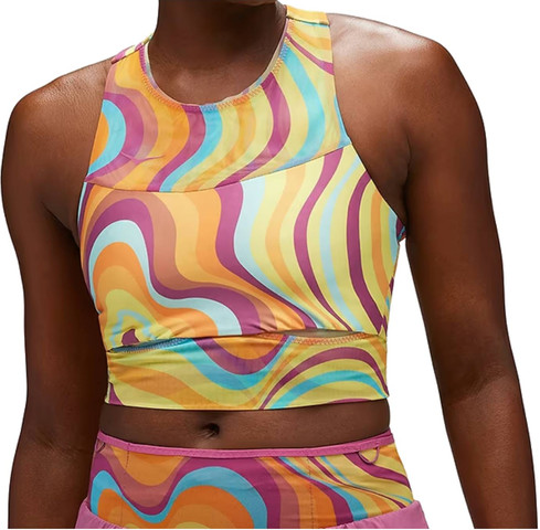 Race Day Bra Print חזיית ספורט