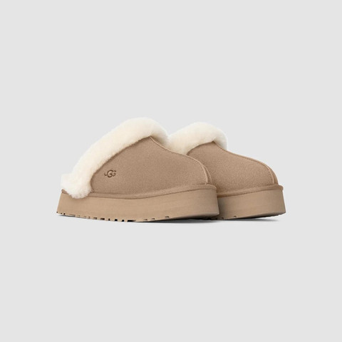כפכפי פלטפורמה UGG Disquette נשים - האג - Beige
